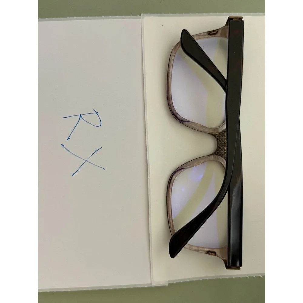 GX Studio Gwen Stefani GX035‎ Brown Square Eyeglass Frames 52-17-135 Rx